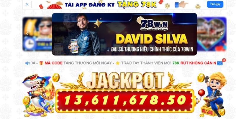 Nhà cái 78win hợp tác với Đại sứ thương hiệu David Silva